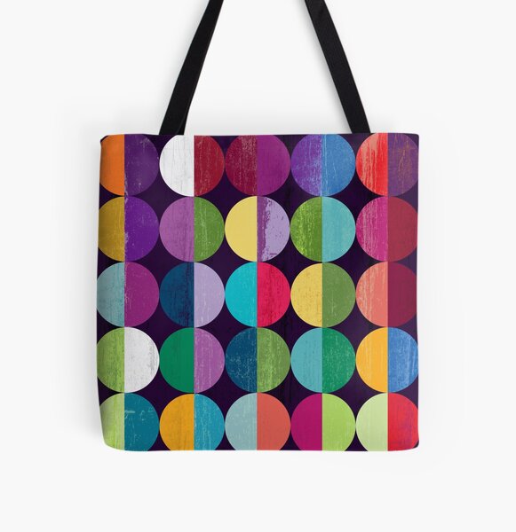 Moon All Over Print Tote Bag