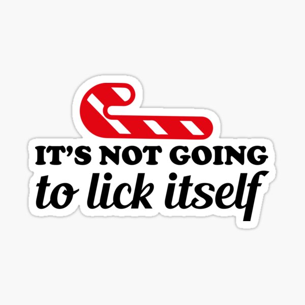 Item preview, Its Not Going To Lick Itself Funny Christmas T-Shirt designed and sold by AllStarMerch.