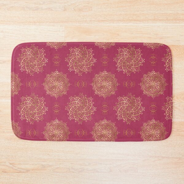 Item preview, Antique Rose Mandala Seamless Pattern designed and sold by Lola Mystique Boutique.
