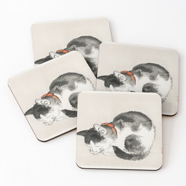 Item preview, Sleeping cat - Japanese Art designed and sold by professorguru.
