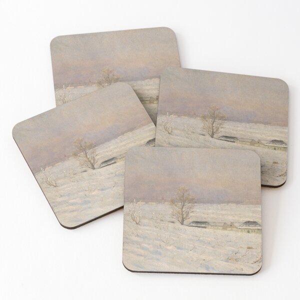 Item preview, Winter scenery - Landscape in winter by Laszlo Mednyanszky designed and sold by AR-shop.