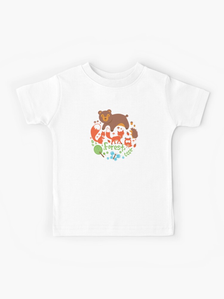 Intentar maduro Rico Camiseta para niños «Me encantan los animales del bosque! Camisas y regalos  lindos del bosque para los amantes de naturaleza» de teemaniac | Redbubble