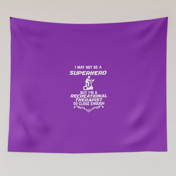 Item preview, Not Superhero But Recreational Therapist designed and sold by AlwaysAwesome.