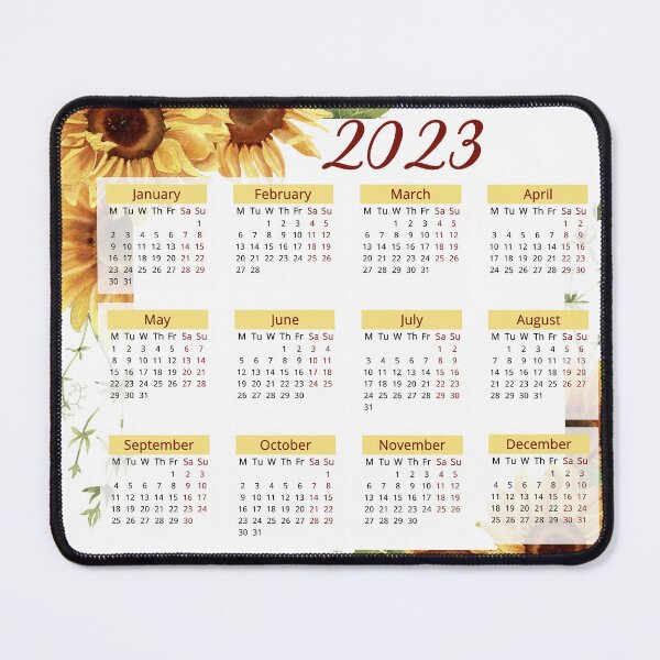 Item preview, Year Calendar, 2023 Yearly Calendar, Floral Calendar, 2023 Watercolor Calendar, Home Decor Calendar, Wall Calendar 12 Months, Monday Start designed and sold by Dzhenka-Balimez.
