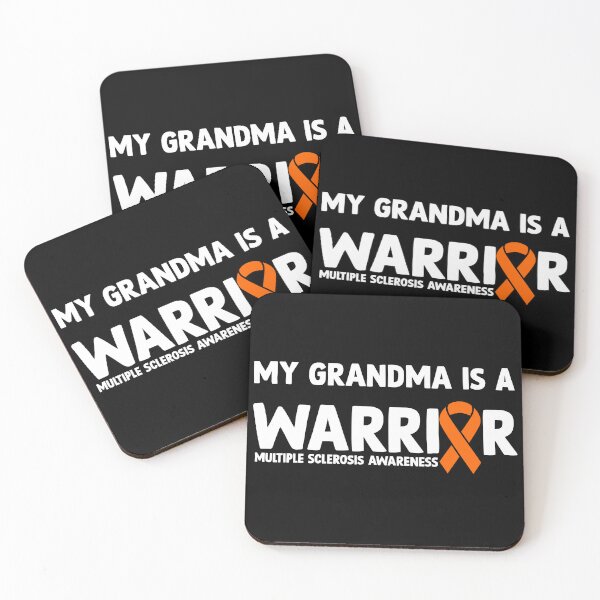 Item preview, Multiple Sclerosis Awareness Quote: My Grandma Is A Warrior designed and sold by AMINE  ★★★★★.
