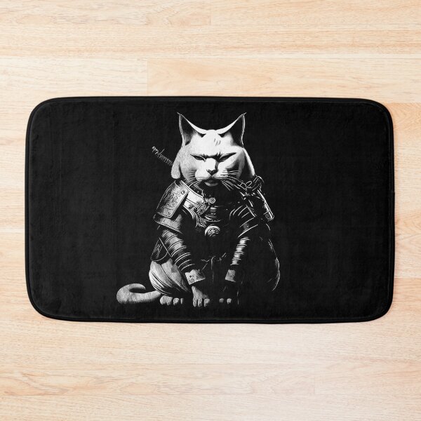Item preview, cool samurai cat designed and sold by drizzd.