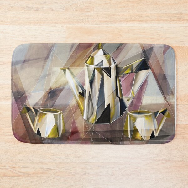 Item preview, Art Deco Tea set original digital painting designed and sold by Alma Lee.
