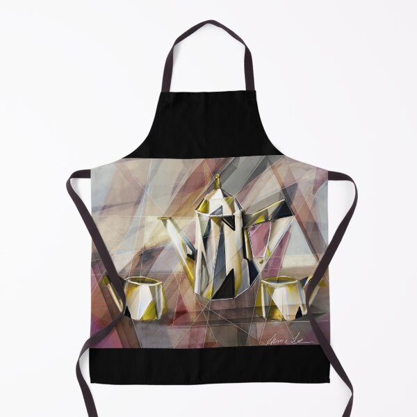 Item preview, Art Deco Tea set original digital painting designed and sold by Alma Lee.