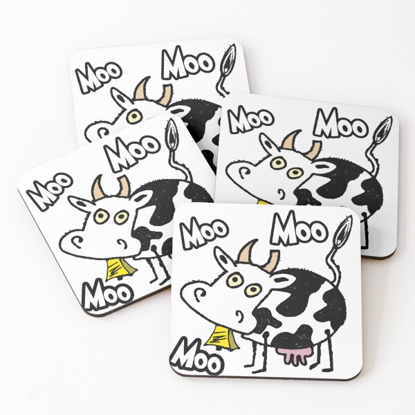 Item preview, Cartoon Cow goes, "Moo Moo Moo" Hand drawn by Marcus designed and sold by Allshorts.