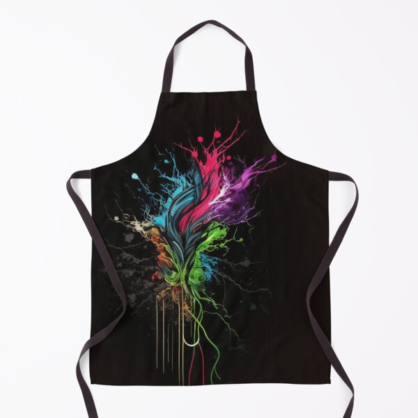 Item preview, Splash of Neon on Black number one designed and sold by Left-Hand-Tree.