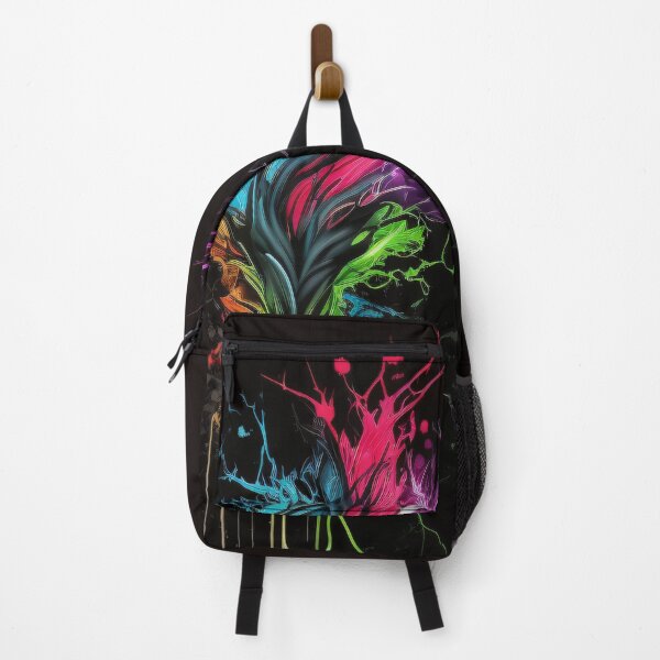 Item preview, Splash of Neon on Black number one designed and sold by Left-Hand-Tree.