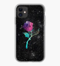 Stained Glass Rose Galaxy iPhone Case