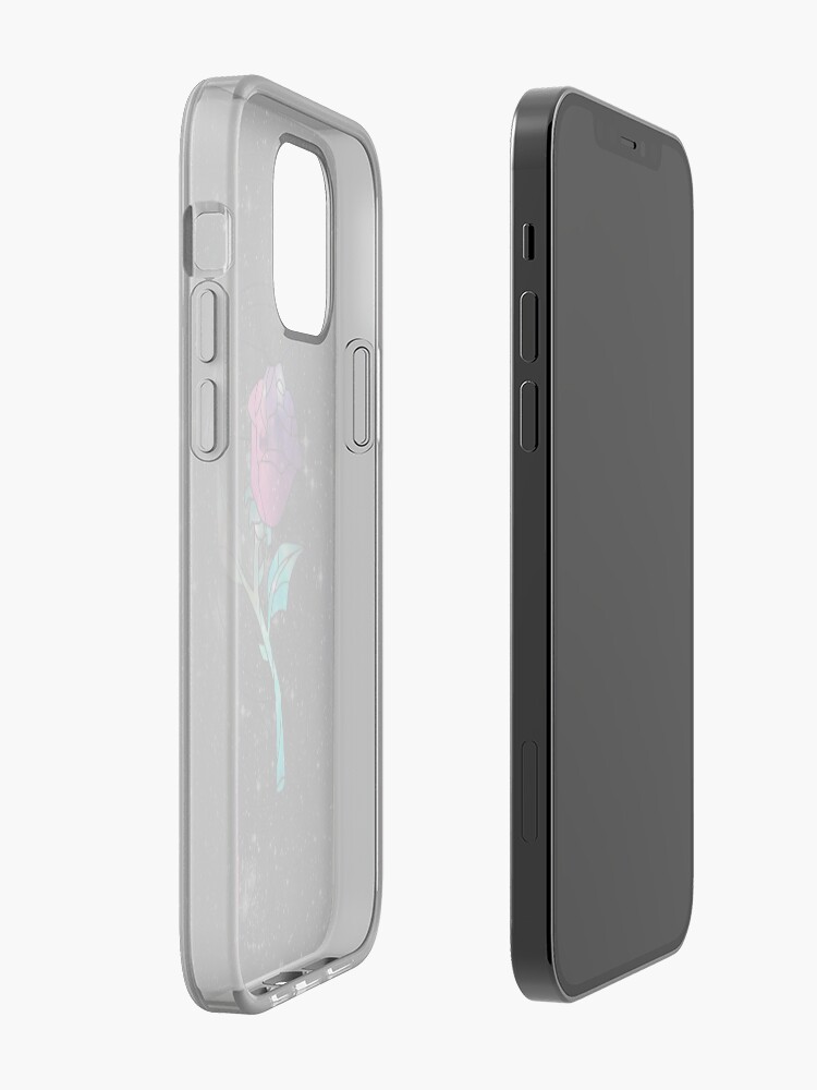 Alternate view of Stained Glass Rose Galaxy iPhone Case & Cover