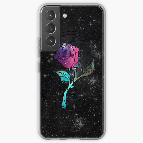 Stained Glass Rose Galaxy Samsung Galaxy Soft Case