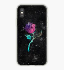 Stained Glass Rose Galaxy iPhone Case