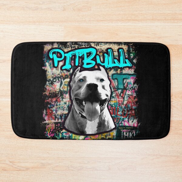 Item preview, Graffiti APBT American Pitbull Terrier with blue eyes designed and sold by DarkDesign69.