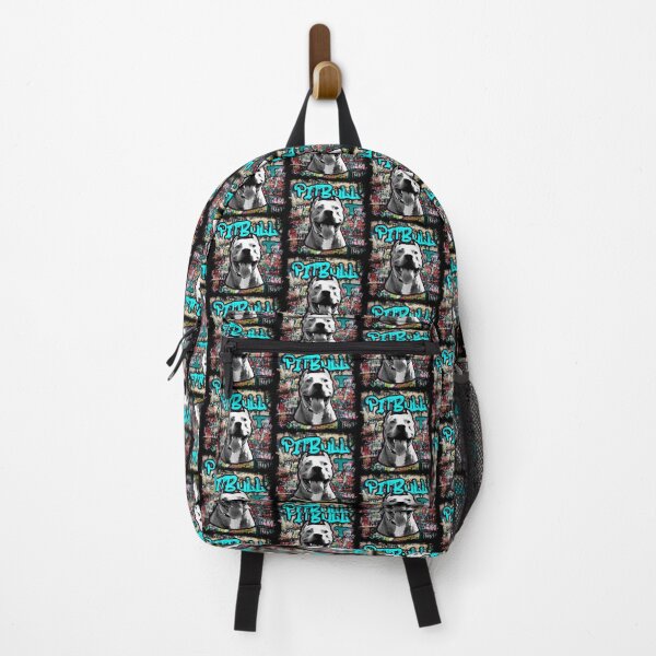 Item preview, Graffiti APBT American Pitbull Terrier with blue eyes designed and sold by DarkDesign69.