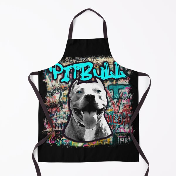 Item preview, Graffiti APBT American Pitbull Terrier with blue eyes designed and sold by DarkDesign69.