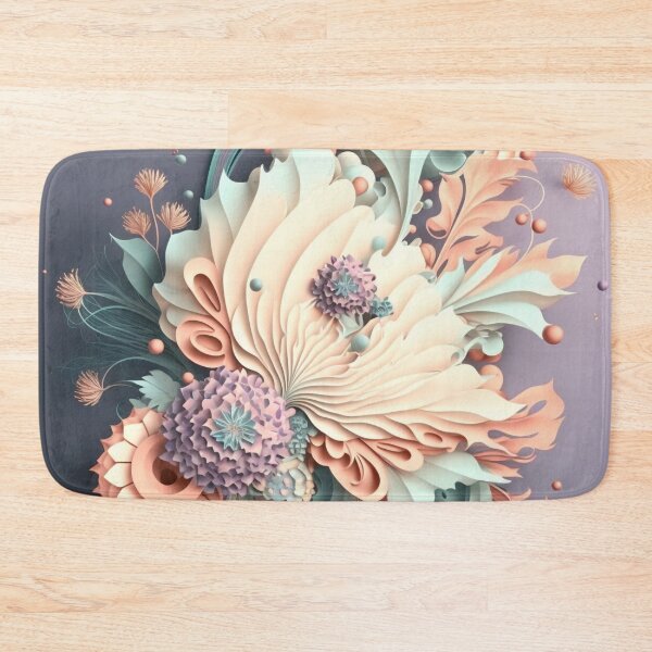 Item preview, Fleuron Floral Playful Colourful Composition Designs for Home Decor, Wedding, Events Fashion  and Accessories  designed and sold by RAGANADesign.