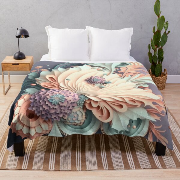 Item preview, Fleuron Floral Playful Colourful Composition Designs for Home Decor, Wedding, Events Fashion  and Accessories  designed and sold by RAGANADesign.