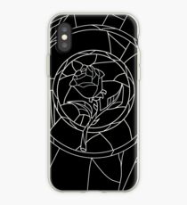 Vinilo o funda para iPhone Vidriera Rose Black