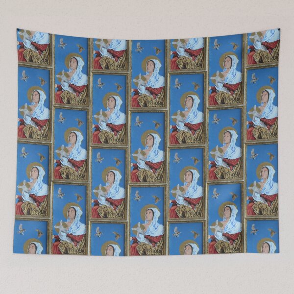 Item preview, la madonna della stanza di stampa intaglio designed and sold by moosesharkrhino.