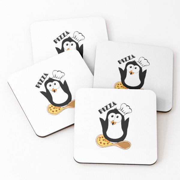 Item preview, Pizza Penguin! Cute Penguin On Flying Magical Pizza! designed and sold by Firejuice.