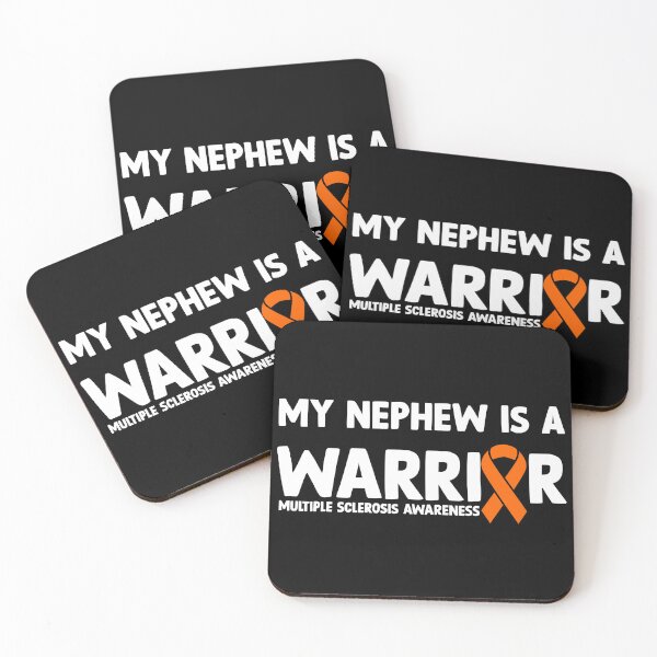 Item preview, Multiple Sclerosis Awareness Quote: My Nephew Is A Warrior designed and sold by AMINE  ★★★★★.