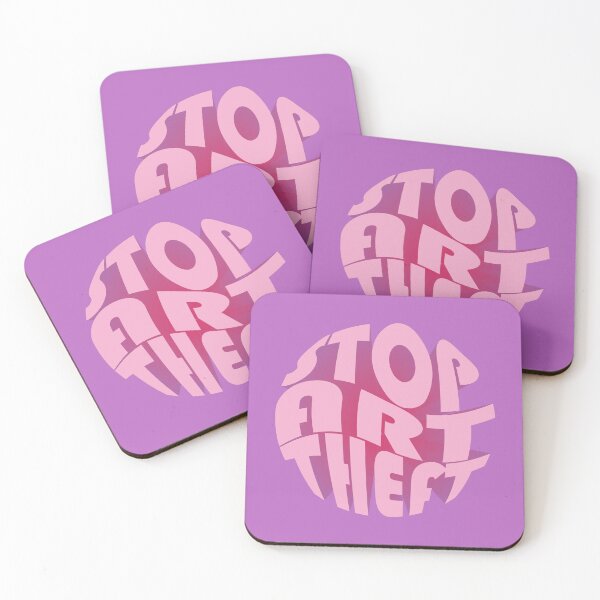 Item preview, Stop Art Theft Pink Version designed and sold by Nevermind-artss.