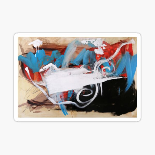Dejavu, arte astratta, opera d'autore, Sticker