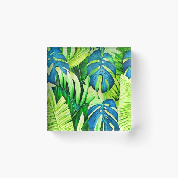 Item preview, welcome to the rainforest - tropical leaves designed and sold by Ascooepics.