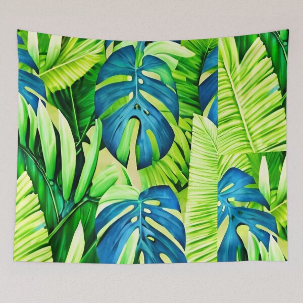 Item preview, welcome to the rainforest - tropical leaves designed and sold by Ascooepics.