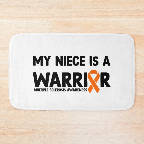 Item preview, Multiple Sclerosis Awareness Quote: My Niece Is A Warrior designed and sold by AMINE  ★★★★★.
