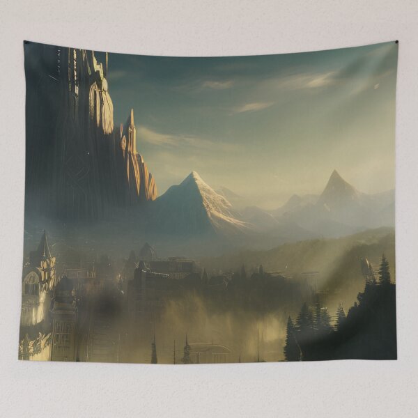 Item preview, Fantasy Landscape Concept Art designed and sold by ArtificialCraft.
