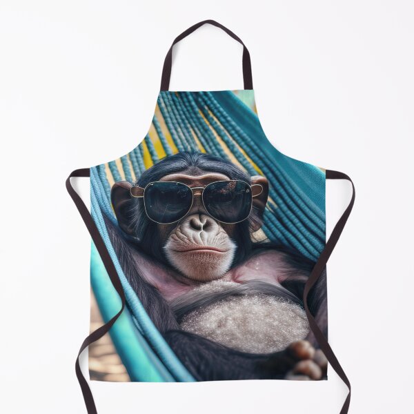 Item preview, Cool chimpanzee with sunglasses on holiday designed and sold by RK - Shop.