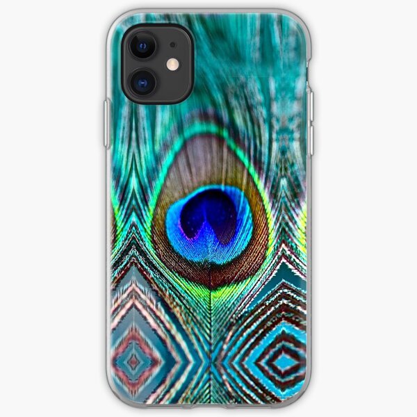 Peacock Feather iPhone Soft Case