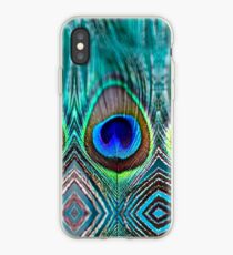 Vinilo o funda para iPhone Pluma de pavo real