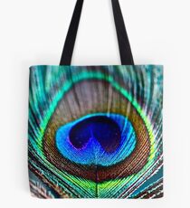 Peacock Feather Tote Bag