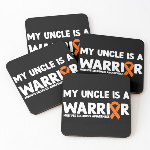 Item preview, Multiple Sclerosis Awareness Quote: My Uncle Is A Warrior designed and sold by AMINE  ★★★★★.