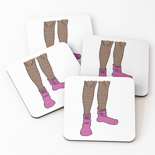 Item preview, Hairy Legs and Pink Socks designed and sold by Widdershins  Art.
