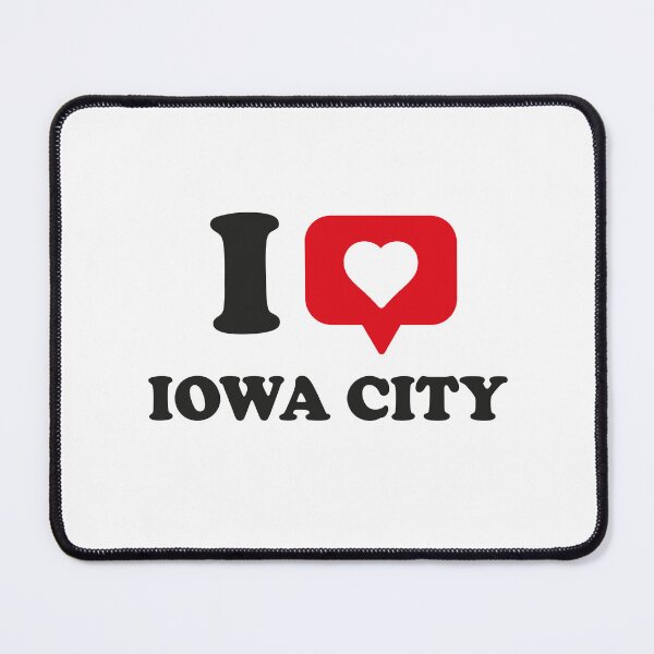 Item preview, I Love Iowa City, I Heart Iowa City, Hometown Iowa City, Iowa designed and sold by Danylo Mikhnievych.