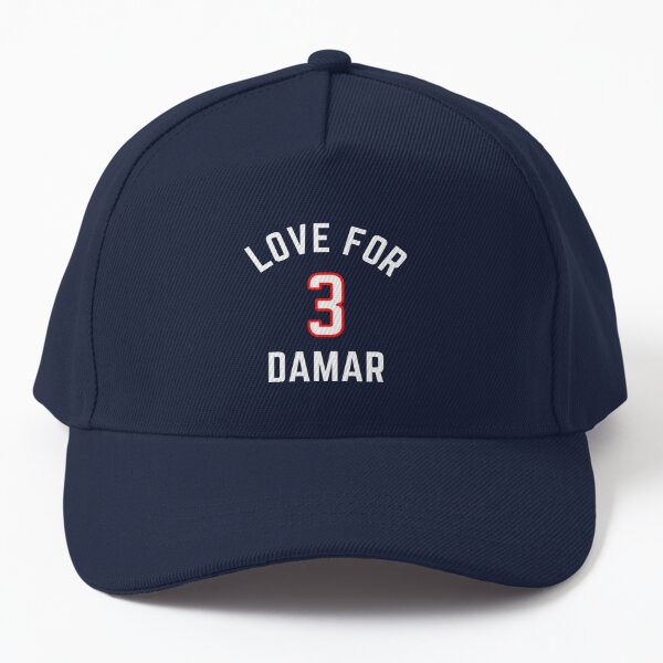 Damar Hamlin 3 Hat / Love For Damr 3 / Buffalo Bills 3 Snapback Hat