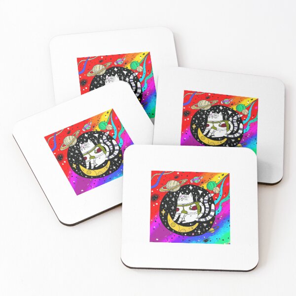 Item preview, Happy cat in space designed and sold by Robert J.