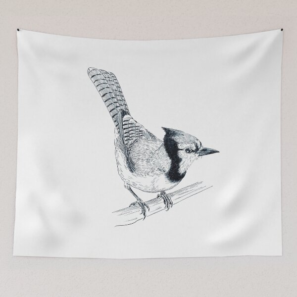 Item preview, Frisky Blue Jay  designed and sold by littlebird434.
