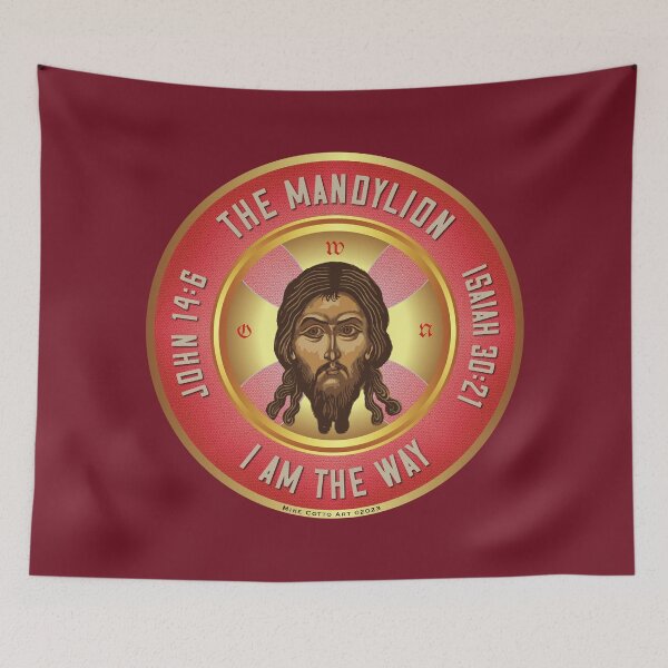 Item preview, Mandylion Icon -red designed and sold by Michael Cotto.