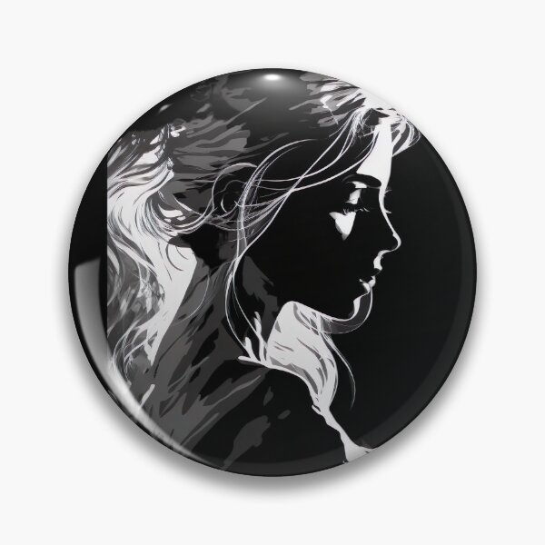 Item preview, Black and White Woman Silhouette Clothing Design  designed and sold by Jozzabazza.