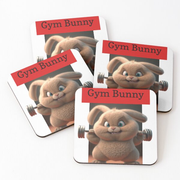 Item preview, Ben the Gym Bunny - Work out time designed and sold by TheArtfulAI.