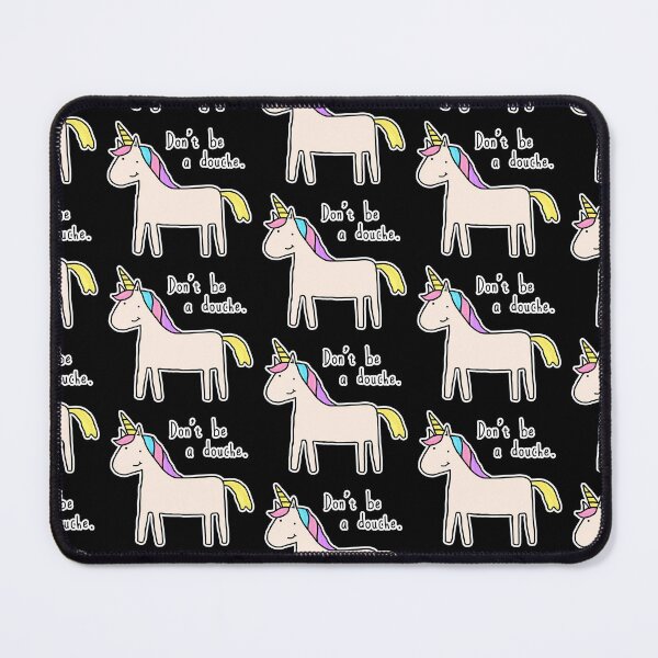 Item preview, Don't Be a Douche – Funny unicorn – don’t be a dick – don’t be an asshole – funny uplifting message – douchebag designed and sold by originalsusie.