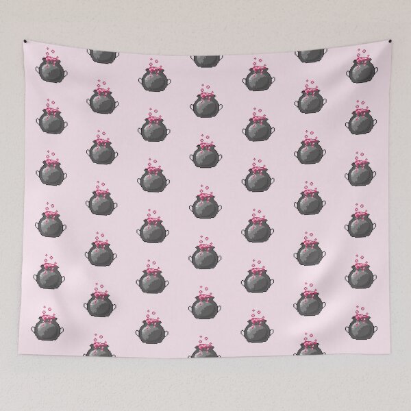 Item preview, Magic Pink Bubbling Witch Cauldron Design designed and sold by Valentine145.