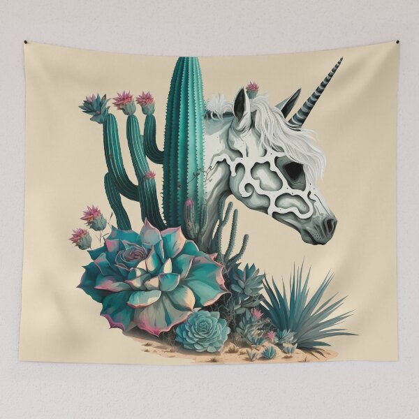 Item preview, fantasy world of unicorns designed and sold by noirshop.